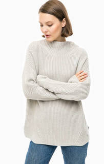 Серый хлопковый свитер Mustang