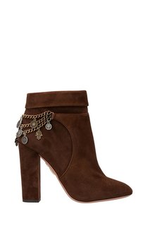 Замшевые ботильоны Naty Bootie Aquazzura