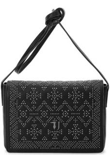 Черная сумка с откидным клапаном Trussardi Jeans