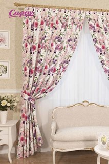 Шторы "Юдиана" Сирень
