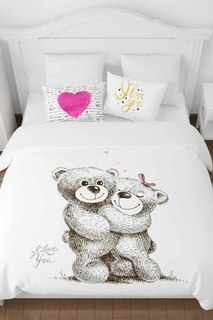 КПБ 1,5 сп "Сладкая парочка" Сирень