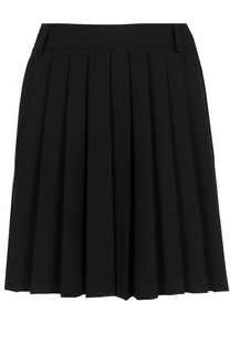 Однотонная мини-юбка в складку REDVALENTINO