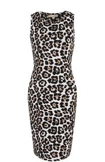 Облегающее платье с леопардовым принтом MICHAEL Michael Kors