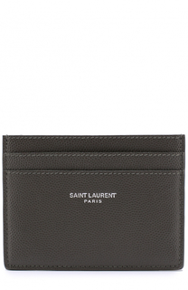 Кожаный футляр для кредитных карт Paris Saint Laurent