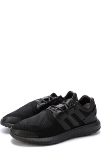 Текстильные кроссовки Pureboost с кожаной отделкой Y-3