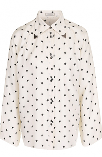 Блуза свободного кроя с принтом в виде звезд Nina Ricci