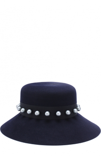Фетровая шляпа New Kendall с декорированной лентой Maison Michel