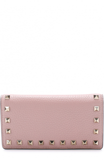 Бумажник Rockstud из зерненой кожи с клапаном Valentino