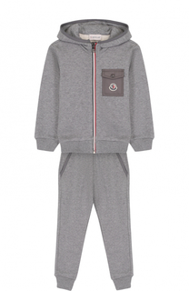 Спортивный костюм из хлопка Moncler Enfant