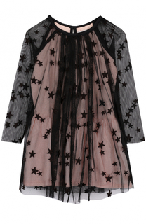 Мини-платье свободного кроя с принтом в виде звезд Stella McCartney