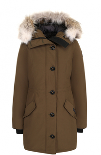Пуховая парка Rossclair с меховой отделкой капюшона Canada Goose