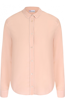 Шелковая блуза прямого кроя REDVALENTINO