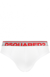 Брифы из вискозы с широкой резинкой Dsquared2