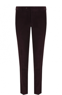 Хлопковые брюки прямого кроя Canali