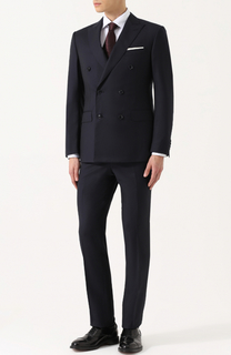 Шерстяной костюм с двубортным пиджаком Pal Zileri