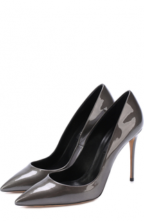 Лаковые туфли на шпильке Casadei