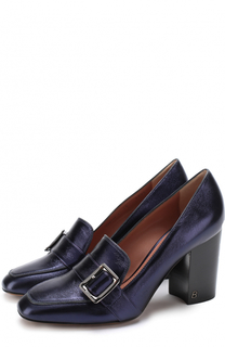 Туфли Janelle из металлизированной кожи на устойчивом каблуке Bally