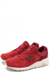 Замшевые кроссовки 580 на шнуровке New Balance