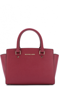 Сумка Selma Medium из сафьяновой кожи MICHAEL Michael Kors