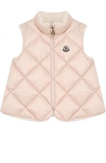 Пуховый жилет на молнии Moncler Enfant