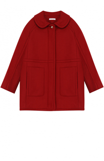 Шерстяное пальто прямого кроя Chloé