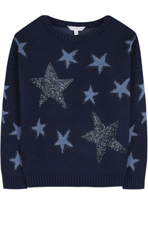 Вязаный свитер с принтом и пайетками Marc Jacobs