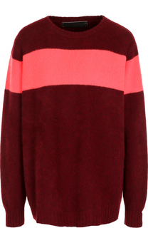 Кашемировый пуловер свободного кроя с круглым вырезом The Elder Statesman