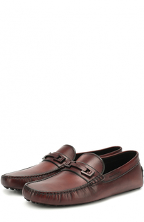 Кожаные мокасины с пряжкой Tod’s Tods