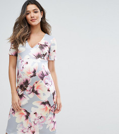 Платье с цветочным принтом Bluebelle Maternity - Синий