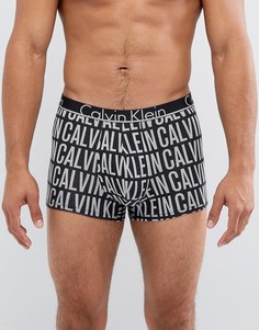 Хлопковые боксеры-брифы Calvin Klein ID - Черный