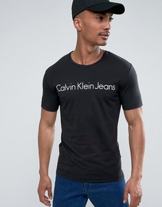 Футболка с логотипом Calvin Klein Jeans - Черный