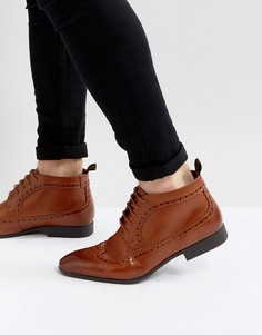 Светло-коричневые ботинки чукка ASOS - Рыжий