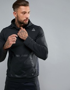 Черный худи Reebok Training Hexawarm BR9625 - Черный