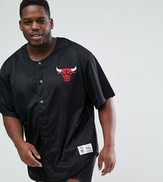Сетчатая футболка Mitchell &amp; Ness PLUS - Черный