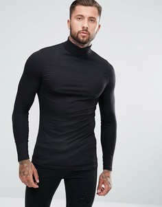Лонгслив-водолазка ASOS - Черный