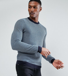 Джемпер с круглым вырезом в полоску Ted Baker TALL - Синий