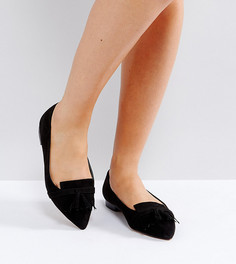 Балетки для широкой стопы ASOS LEXINGTON - Черный