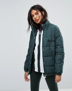 Дутая куртка с высоким воротом Ellesse - Зеленый