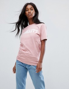 Оверсайз-футболка с логотипом Carhartt WIP - Розовый