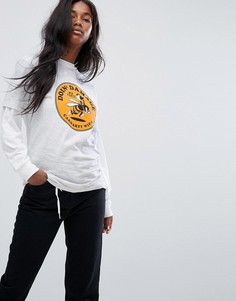 Oversize-футболка с принтом Carhartt WIP - Белый