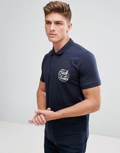 Футболка-поло Jack and Jones - Темно-синий