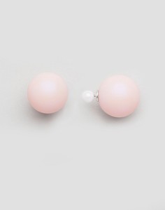 Серьги в виде миниатюрных шариков ASOS - Розовый