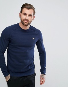 Темно-синий свитшот с круглым вырезом Nike Modern 885970-451 - Темно-синий