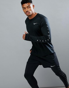 Черный лонгслив Nike Running Flash Miler 858153-010 - Черный