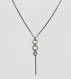 Ожерелье с подвеской Reclaimed Vintage Inspired - Серебряный