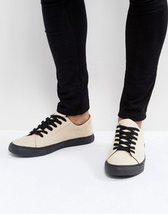 Песочные кроссовки с контрастной подошвой ASOS - Светло-серый