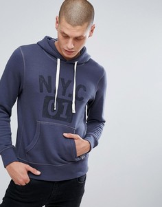 Худи с принтом NYC Jack &amp; Jones Vintage - Темно-синий