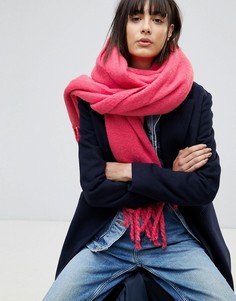 Шарф с кисточками ASOS - Розовый