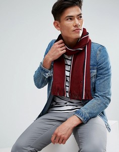 Красный шарф с полосками Tommy Hilfiger - Красный