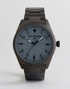 Часы темно-серого цвета Ben Sherman WB074BM - Серебряный